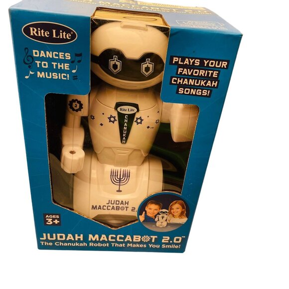 Rite Lite Judah Maccabot 2.0 Dancing Robot For Ages 3+ Plays Chanukah Music Brig - Picture 1 of 8